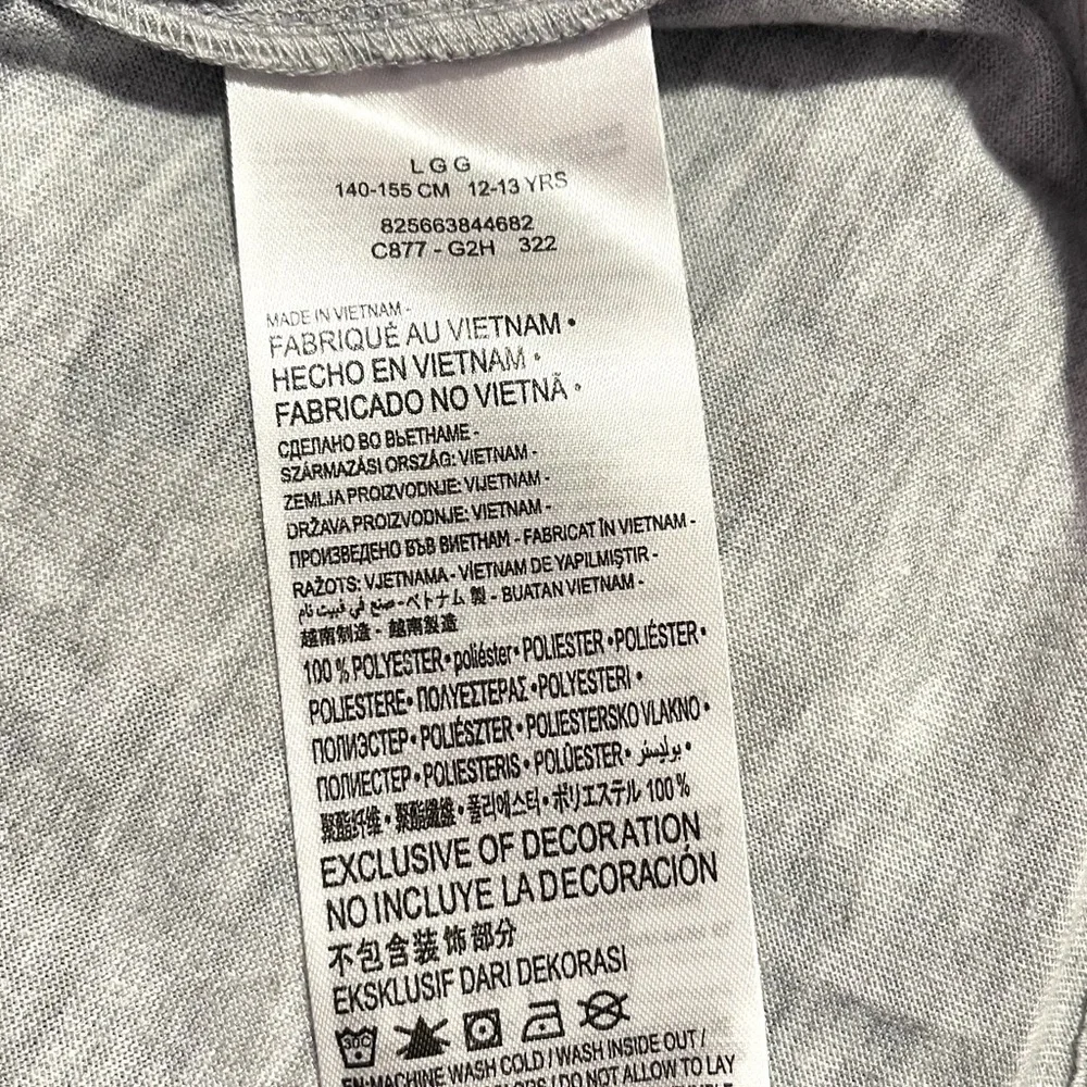 Converse Light Gray T-Shirt (age 12- 13)